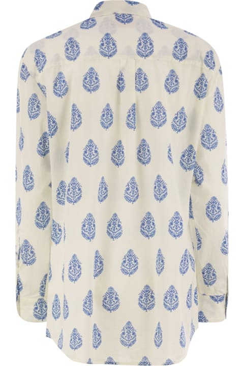 MC2 Saint Barth Topwear for Women MC2 Saint Barth Brigitte - Shirt With Paisley Pattern