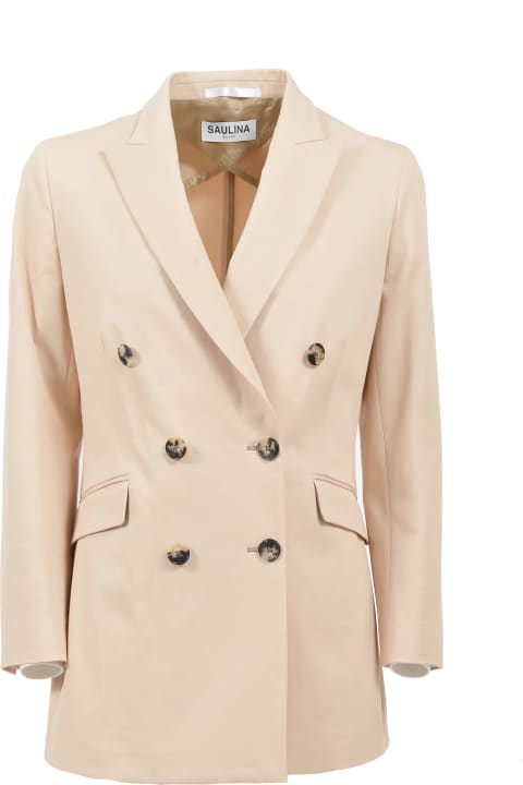 Saulina Milano Coats & Jackets for Women Saulina Milano Saulina Jackets Beige