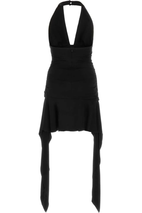 Blumarine for Women Blumarine Black Stretch Crepe Dress