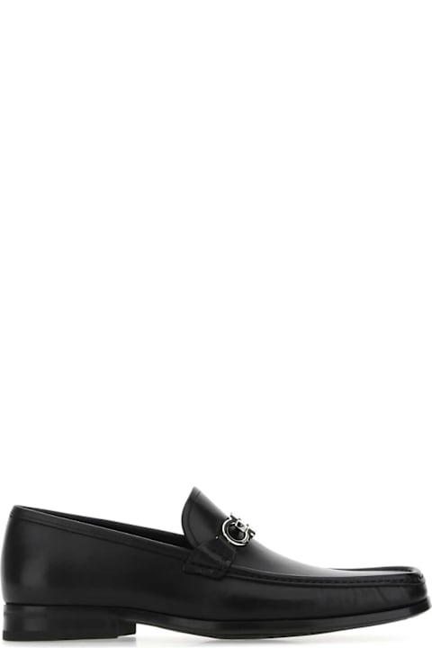 أدوات منزلية Ferragamo Black Leather Loafers