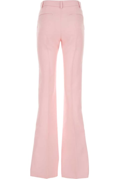 Valentino Garavani Pants & Shorts for Women Valentino Garavani Pastel Pink Crepe Pant
