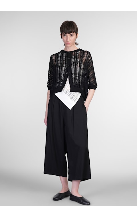 Yohji Yamamoto for Women Yohji Yamamoto Topwear In Black Cotton