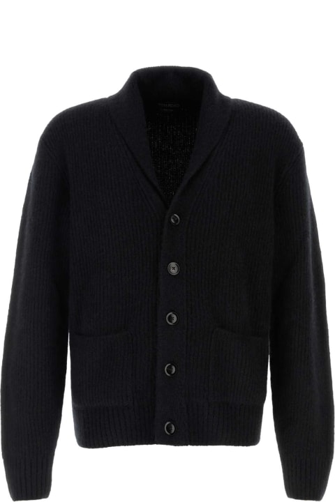 Tom Ford for Men Tom Ford Black Cashmere Blend Cardigan