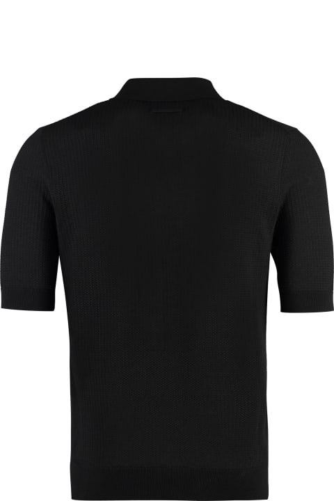 Topwear for Men Dolce & Gabbana Knitted Cotton Polo Shirt