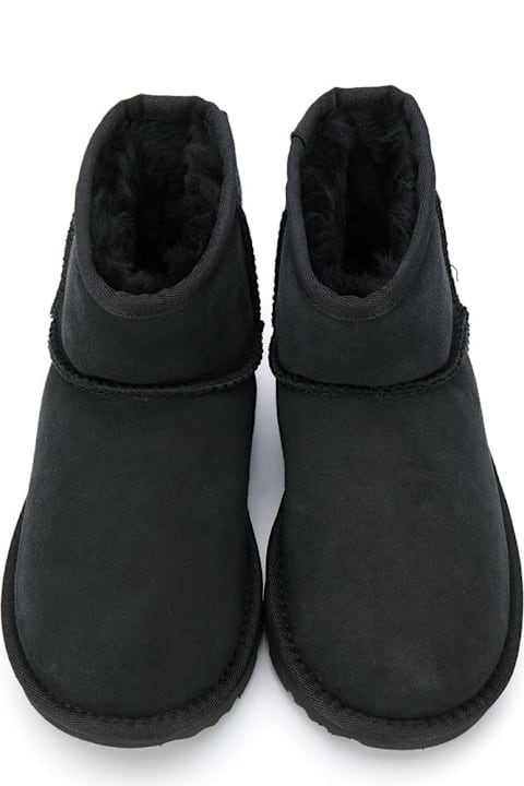 أدوات منزلية UGG Ugg Black Wool And Suede Classic Ii