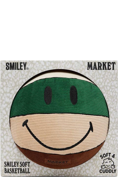 X Smiley Plush Basketball Ball
