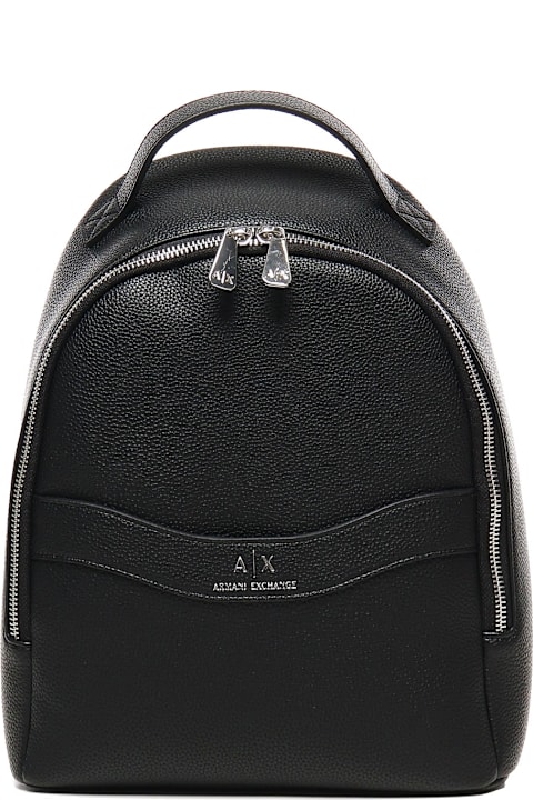 【送料&関税込】Armani Exchange Wave Backpack With Logo Armani Exchange Wave Backpack With Logo | italist