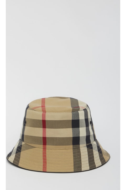 Hats for Women Burberry Exaggerated Check Bucket Hat
