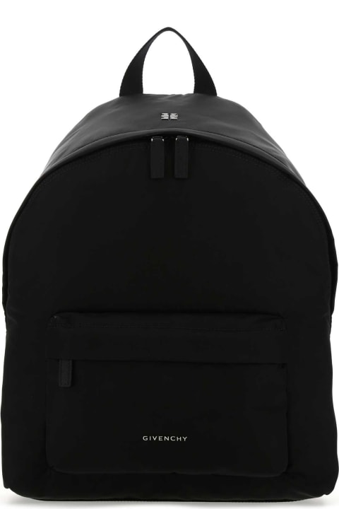 Fashion for Men Givenchy Black Nylon Essentiel U Backpack