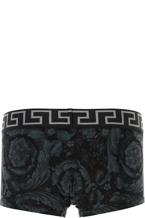 Homeware Versace Printed Stretch Cotton Boxer