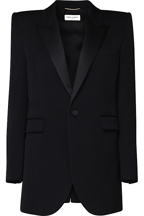 Saint Laurent Coats & Jackets for Women Saint Laurent Tuxedo Single-breasted Jacket