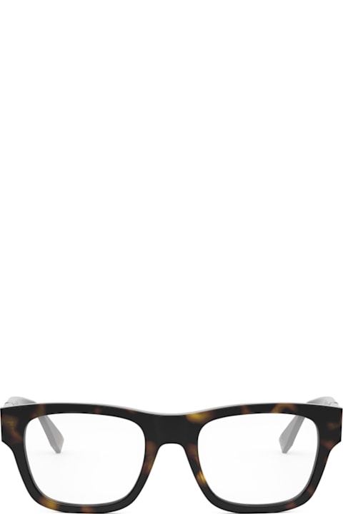 Fendi Eyewear Eyewear for Men Fendi Eyewear Fendi Fe50089i Fendi Diagonal 052 Havana Glasses