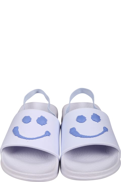 Fashion for Kids Molo Light Blue Slippers For Babykids With Smiley