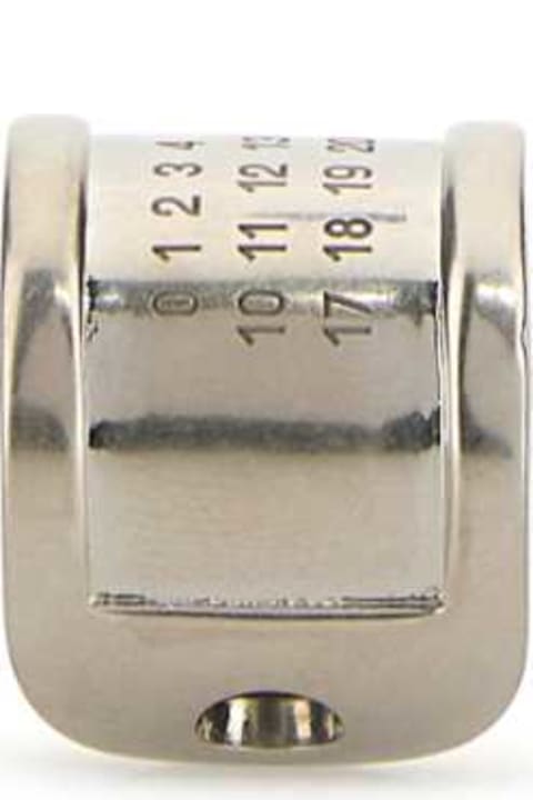 MM6 Maison Margiela Rings for Women MM6 Maison Margiela Silver Metal Ring