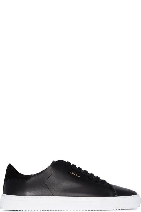 Sneakers for Men Axel Arigato Black 'clean' Sneakers With Logo In Calf Leather Man