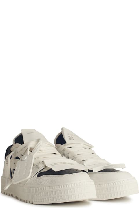 Off-White Sneakers for Men Off-White 'low 3.0' White Leather Blend Sneakers