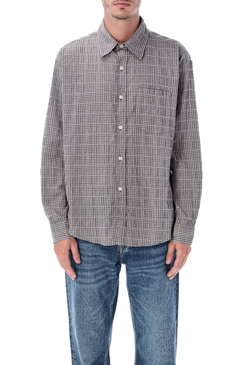 mfpen for Women mfpen Mfpen Executive Shirt Grey Textured Check