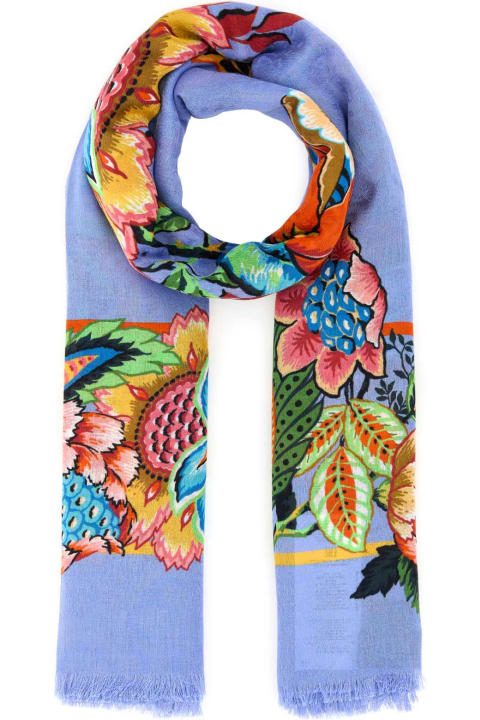 Etro Scarves & Wraps for Women Etro Printed Cotton Blend Foulard