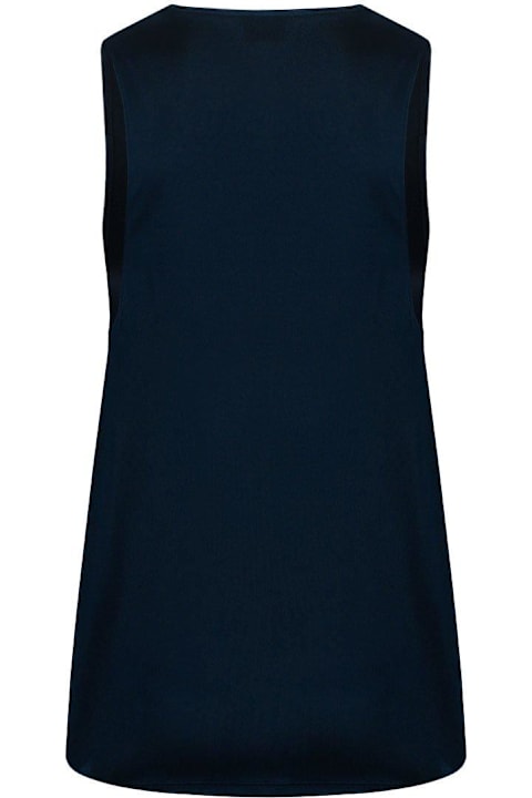 Homeware Elisabetta Franchi Shiny Jersey Tank Top