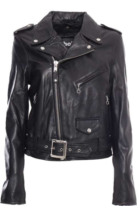 Schott NYC Coats & Jackets for Women Schott NYC Black Leather Jacket