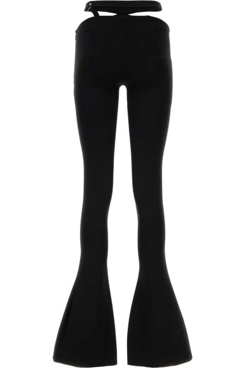Clothing for Women The Attico Black Jersey Pant