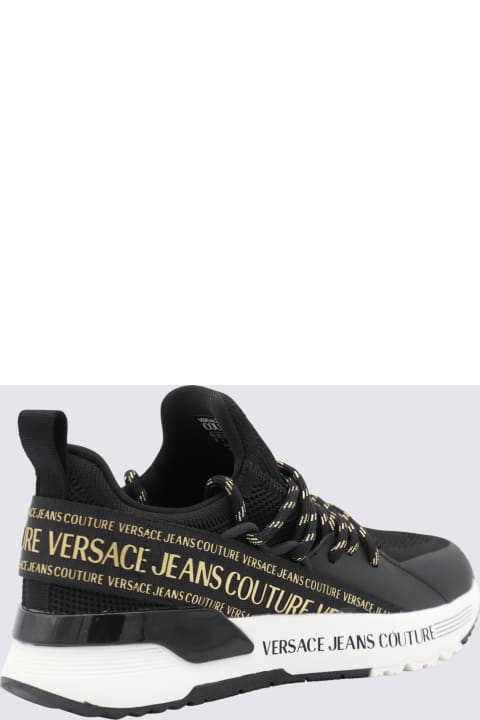 Homeware Versace Jeans Couture Black And Gold Sneakers