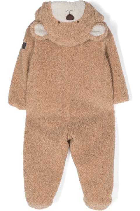 Bodysuits & Sets for Baby Girls Il Gufo Teddy Bear Fleece Onesie