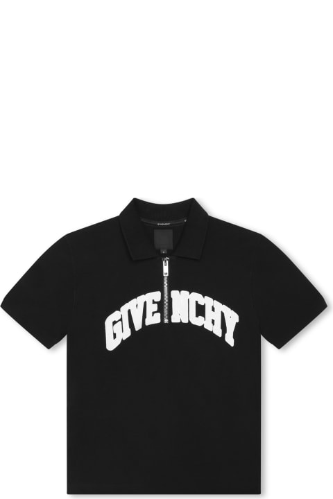 Givenchy for Boys Givenchy Polo Shirt With Patch