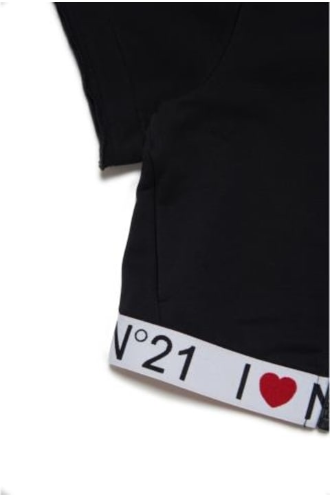 N.21 Topwear for Girls N.21 Felpa Con Logo