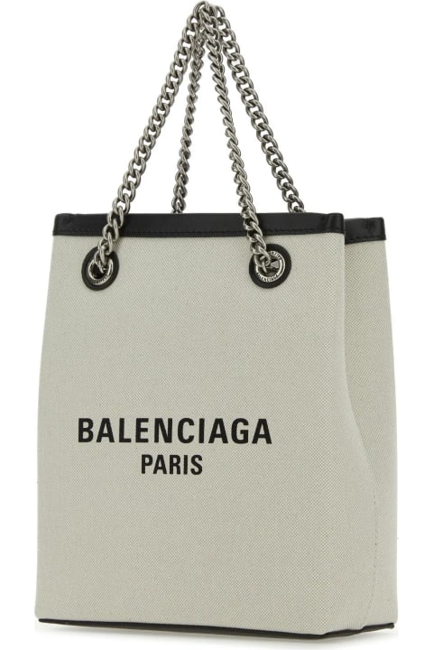 Sand Canvas Duty Free Handbag