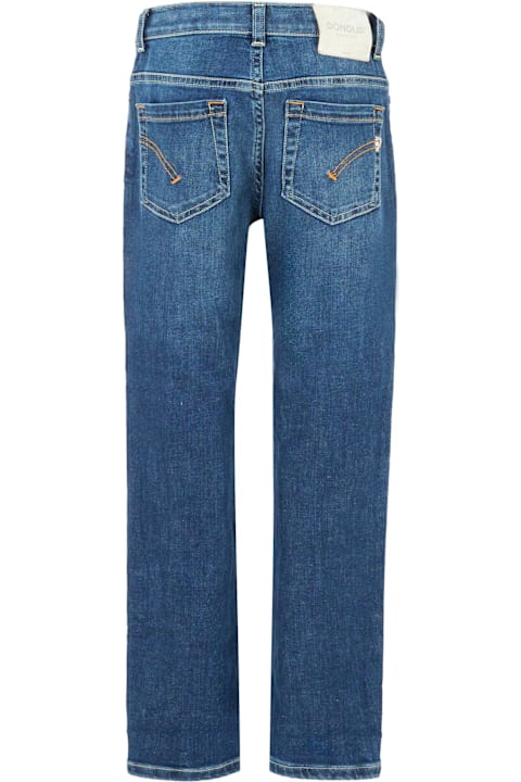 Homeware Dondup Blue Denim Jeans For Girl With Buttons