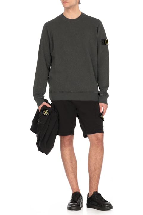 Stone Island Fleeces & Tracksuits for Men Stone Island Logoed Sweatshirt