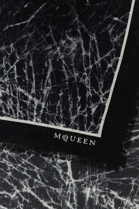Homeware Alexander McQueen Printed Wool Scarf