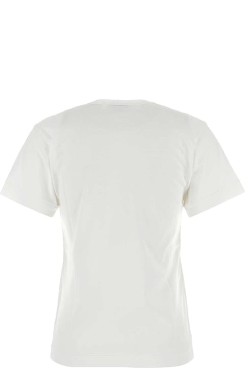 Homeware Comme des Garçons Play White Cotton T-shirt