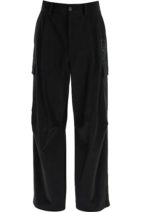 سراويل لـ القسم الرجالي Dolce & Gabbana Stretch Cotton Cargo Pants For Men/w