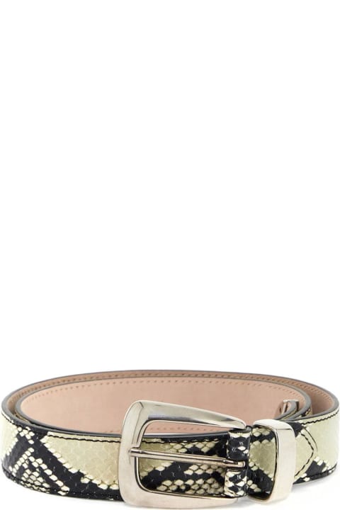 Khaite Benny Python Print Belt | italist