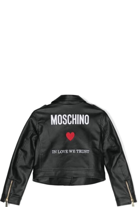 Moschino Coats & Jackets for Girls Moschino Giubbino Con Logo