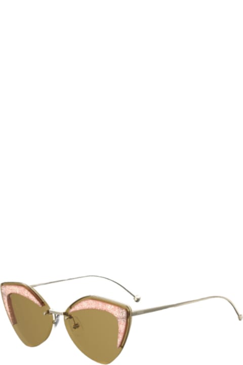 ウィメンズ アイウェア Fendi Eyewear Ff 0355 - Gold Sunglasses
