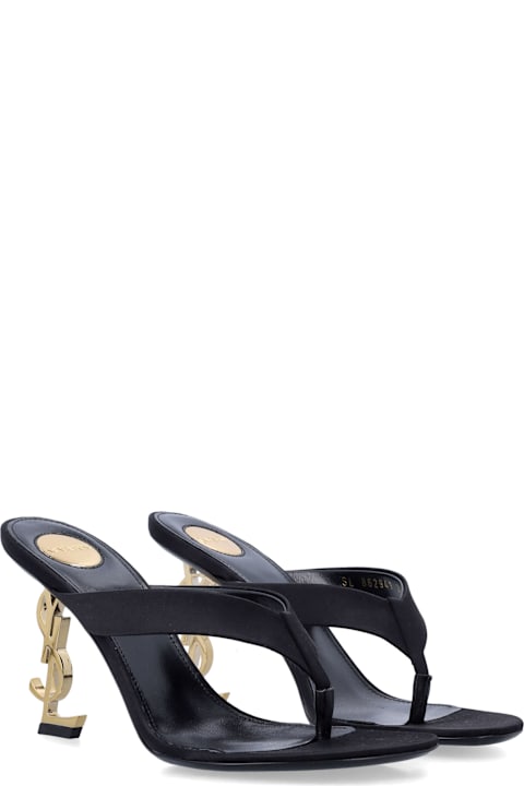 Saint Laurent Satin Opyum Mules