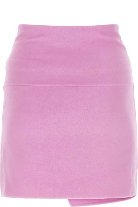 ウィメンズ新着アイテム Nanushka Pink Wool Blend Mini Skirt