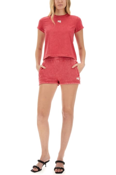 T by Alexander Wang Pants & Shorts for Women T by Alexander Wang Short With Logo