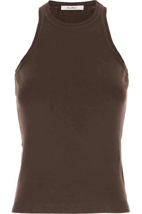 Max Mara for Women Max Mara Chocolate Cotton Top