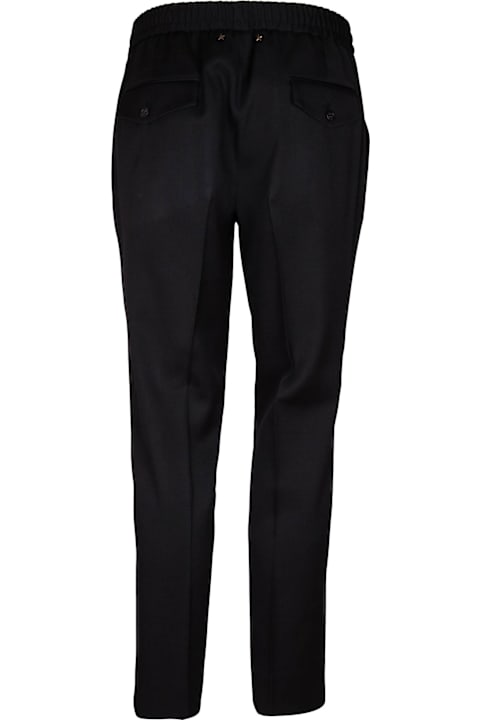 Homeware Golden Goose Golden Goose Twill Drawstring Pants In Black Colour