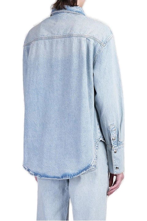 Anine Bing for Women Anine Bing Dante Long Sleeved Oversized Shirt