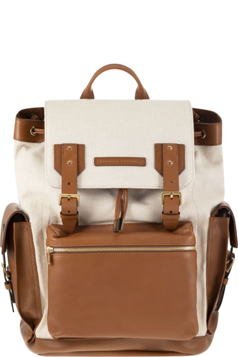 Bags for Men Brunello Cucinelli City Backpack