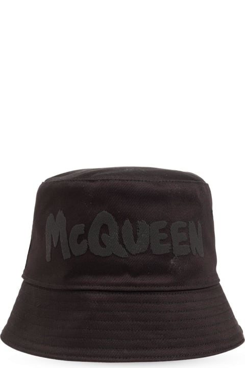 Hats for Men Alexander McQueen Hat With Logo