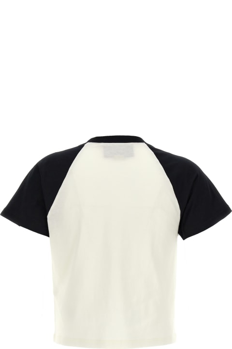 Topwear for Bordeaux Gucci Logo T-shirt