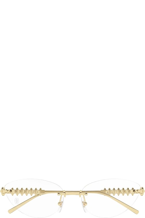 Cartier Eyewear for Kids Cartier Eyewear Clash De Cartier Ct0565o-001 - Gold Rx Glasses