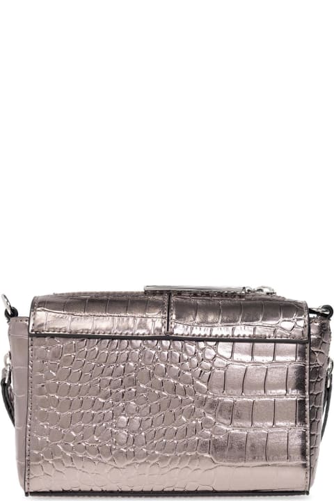 Homeware Versace Jeans Couture Jeans Couture Metallic Croco Shoulder Bag