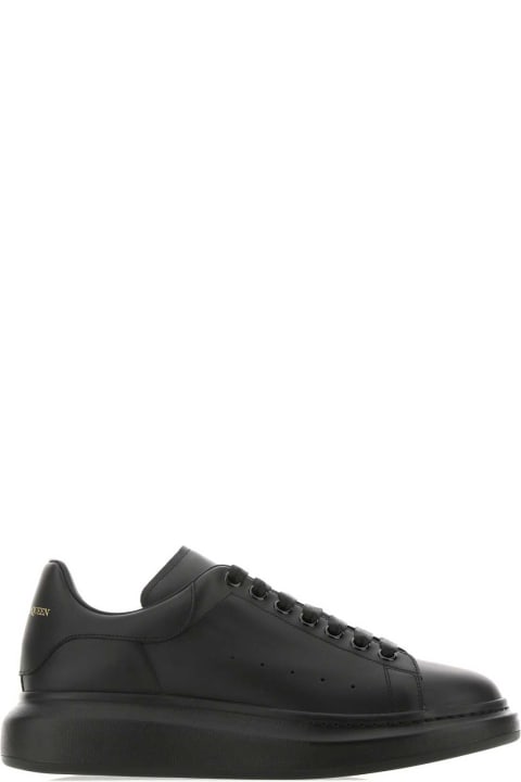 Sale for Men Alexander McQueen Black Leather Sneakers